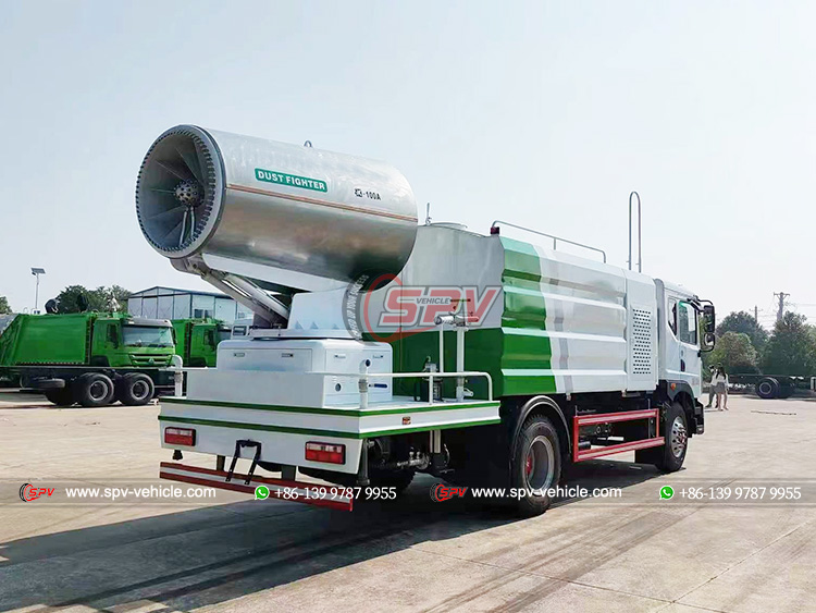 DONGFENG 4x2 Mist Water Sprinkler Truck - Rear Right Side